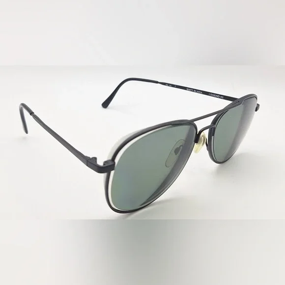 Legend #2 Black Pilot Sunglasses Frames Only - Picture 1 of 8